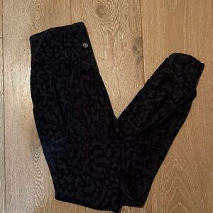 Lululemon Camo Multi Deep Coal Align Jogger